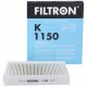 Фильтр салона, пылевой, FILTRON K1150